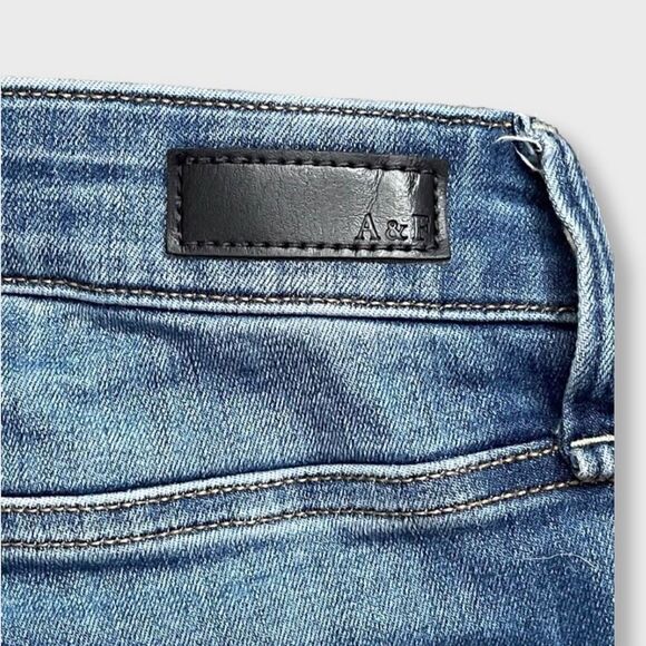 Abercrombie & Fitch Destroyed Simone High Rise Super Skinny Jeans Sz 26 - Picture 7 of 9